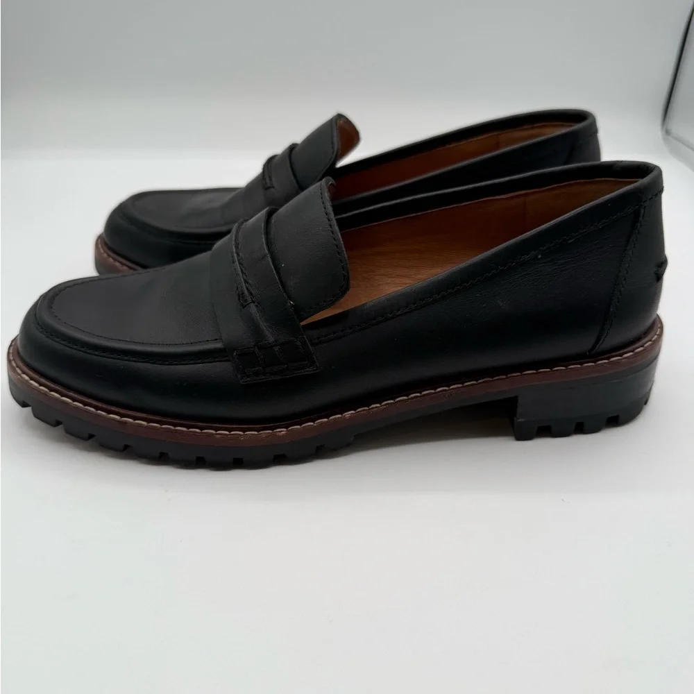 Madewell Corrine lugsole loafers black size 6 women’s - Picture 4 of 8